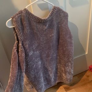 Light purple soft sweater